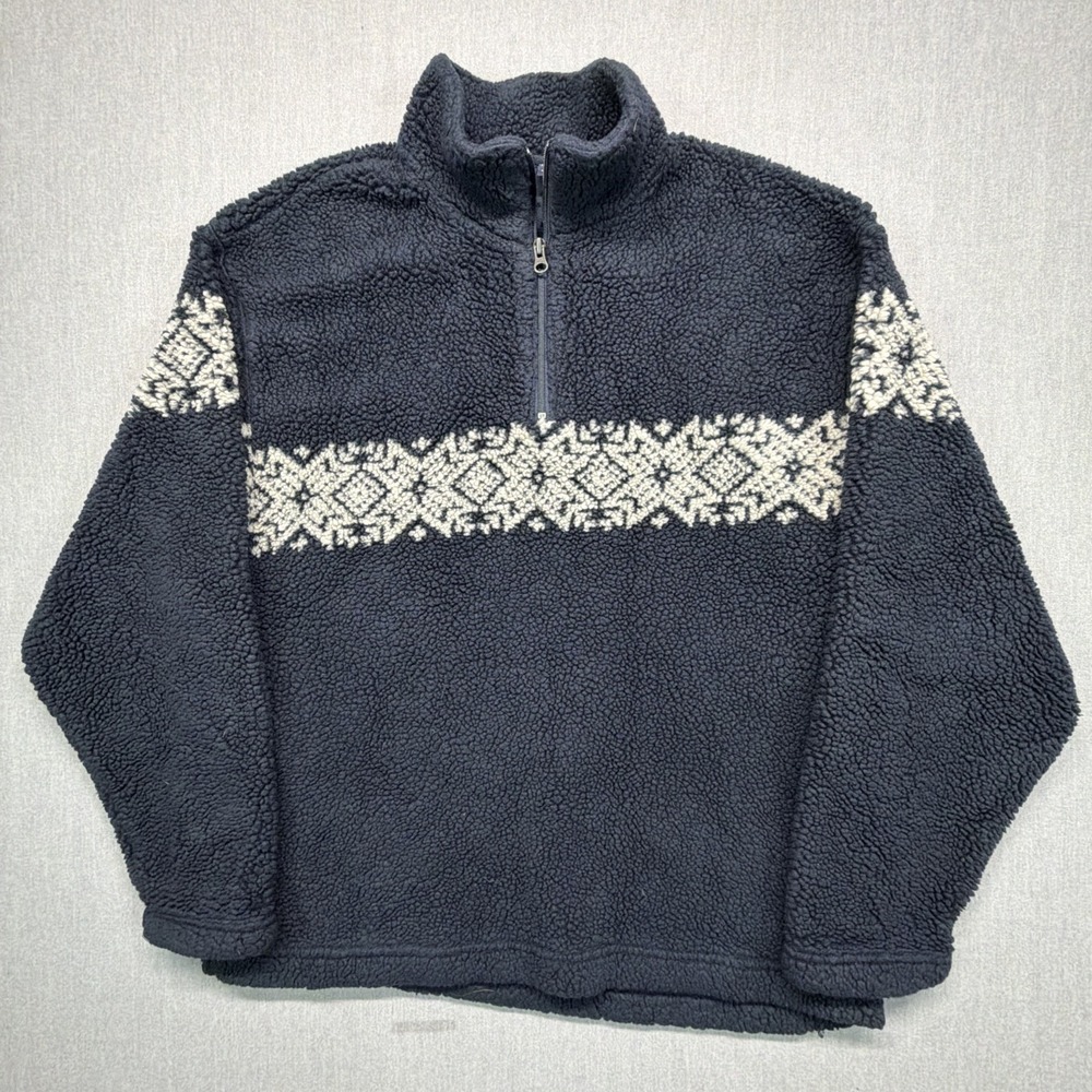 Gap Vintage Y2K Men's 1/4 Zip‎ Sweater Sz Large